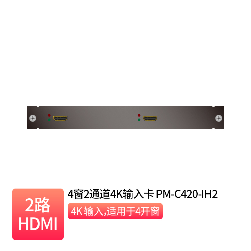 4-Window 2-Channel 4K Input Card _ PM-C420-IH2