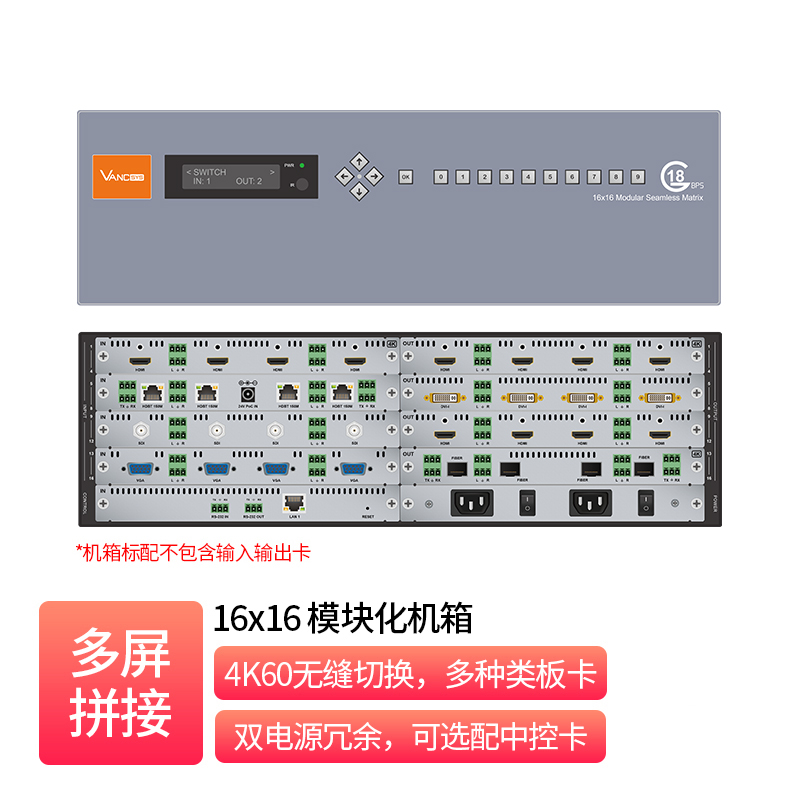 16x16 Modular Quad-Channel frame _ MM2-F1616W